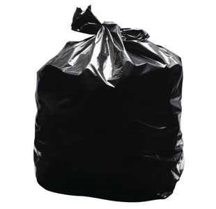 2Work Ldut Refuse Sack Black Pk200