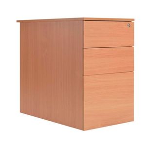 Serrion Desk High Ped D600 Beech