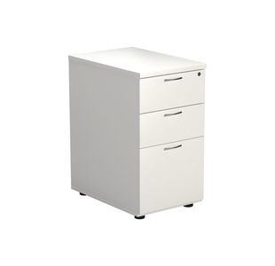 Jemini 3 Drw Desk High White