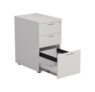 Jemini 3 Drw Desk High White