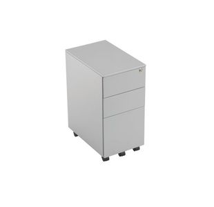 Jemini 3 Drw Mobile Pedestal Silver