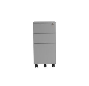 Jemini 3 Drw Mobile Pedestal Silver