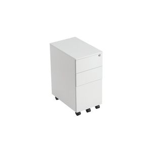 Jemini 3 Drw Mobile Pedestal White