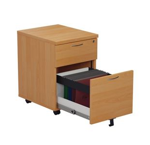 Jemini 2Drw Mobile Pedestal Beech