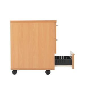 Jemini 3Drw Mobile Pedestal Beech