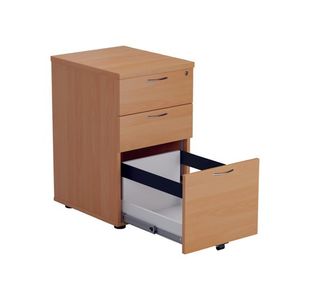 Jemini 3Drw Under Desk Ped V2 Beech