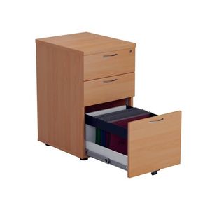 Jemini 3Drw Under Desk Ped V2 Beech
