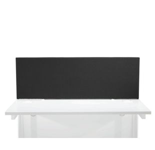 First Desk Mtd Screen 1200X400 Blk
