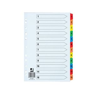 Q Connect Ew Index 1-12 Reinf Multi