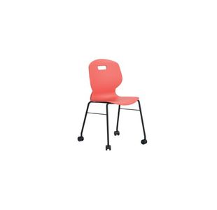 Titan Arc Mob 4 Leg Chair Coral