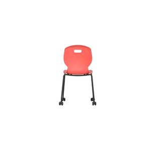 Titan Arc Mob 4 Leg Chair Coral