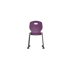 Titan Arc Mob 4 Leg Chair Grape