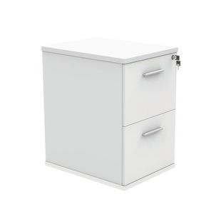 Polaris 2 Drw Filing Cabinet Arc Wht