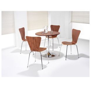 Jemini Picasso Wooden Chair Walnut