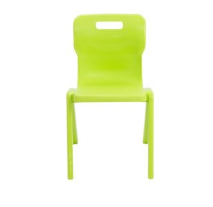 Titan One Piece Clsm Chair Lime