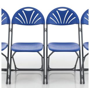 Titan Folding Chair 445X460X870 Blue
