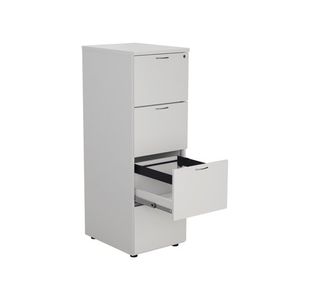 Jemini 4 Drw Filing Cab White