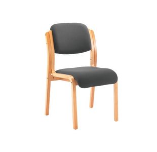 Jemini Wood Frame Side Chair Char