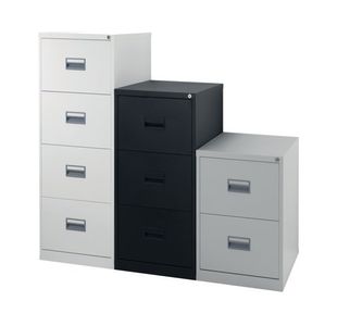 Talos 2 Drw Filing Cab Black