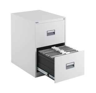Talos 2 Drw Filing Cab White