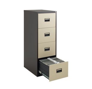 Talos 4 Drw Filing Cab Coffee Cream