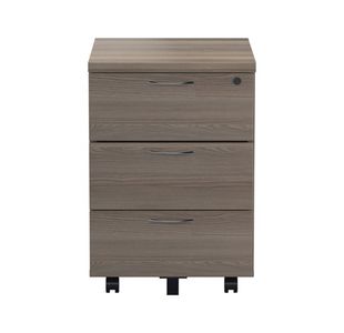 Jemini 3 Drw Mob Ped Grey Oak