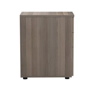 Jemini 3 Drw Desk High Grey Oak