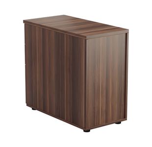 Jemini 3 Drw Desk High Walnut