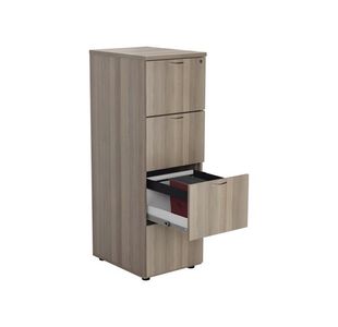 Jemini 4 Drw Filing Cab Grey Oak