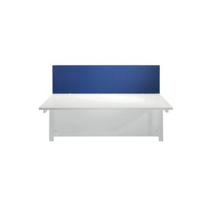 Jemini Straight Mtd Desk Screen Blue