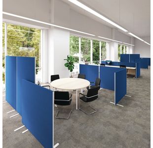 Jemini Floor Stnd Scrn 1600X1600 Blk