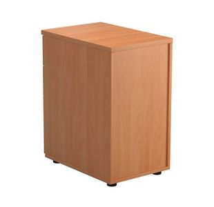 Jemini 3Drw Desk High Pedestal Beech