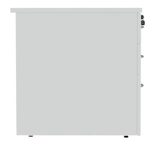 Serrion Eco 18 Dsk High 600 Ped Wht