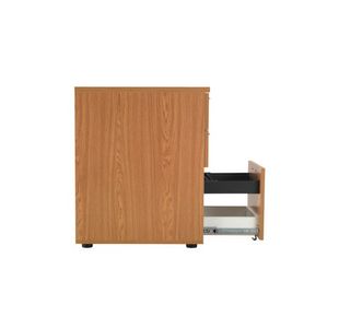 Jemini 3Drw Desk High Pedestal Noak
