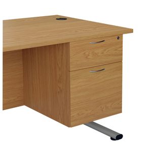 Jemini 2 Drw Fixed Pedestal Beech
