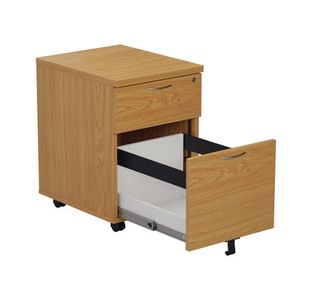 Jemini 2Drw Mobile Pedestal Nova Oak