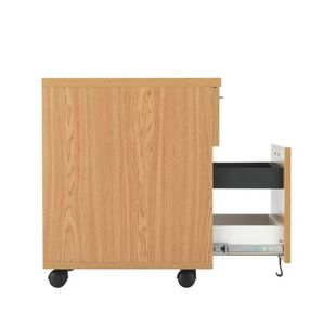 Jemini 2Drw Mobile Pedestal Nova Oak