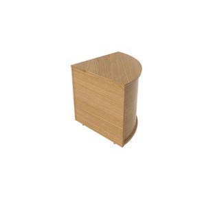 Jemini Rcpn Modr Corner Base N/Oak