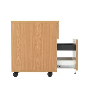 First 2Drw Mobile Pedestal Nova Oak