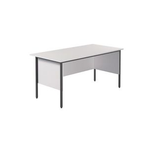 Serrion Rect 4 Leg Desk White