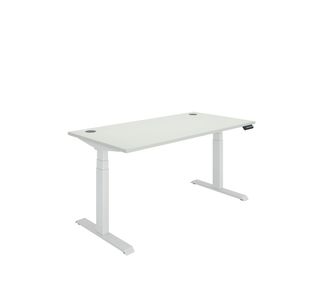Dm Sit/Stand Desk 1600X800 Wht/Wht