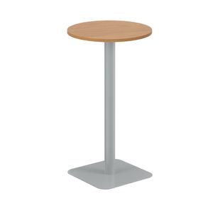 Origin 600Mm High Table Noak/Silver