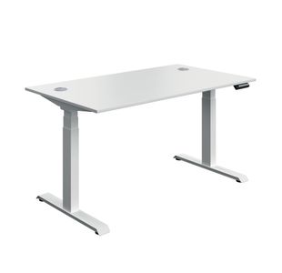 Dm Sit/Stand Desk 1400X800 Wht/Wht