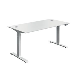 Dm Sit/Stand Desk 1600X800 Wht/Wht