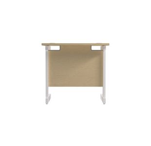 Jemini Single Rect Desk 800 Maple