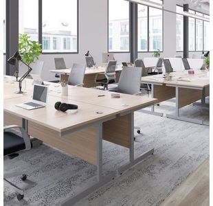 Jemini Single Rect Desk 800 D/Wal