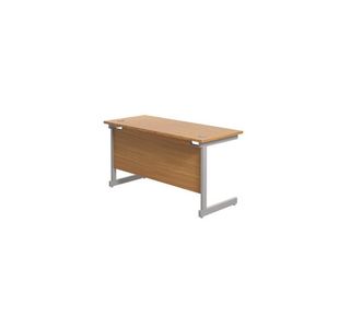 Jemini Rect Desk 1200 N/Oak/Silver