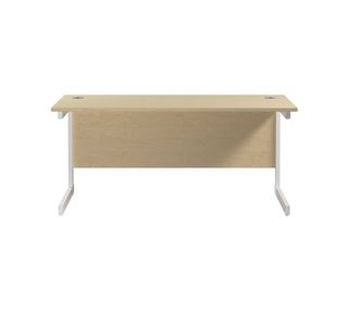 Jemini Single Rect Desk 1600 Maple