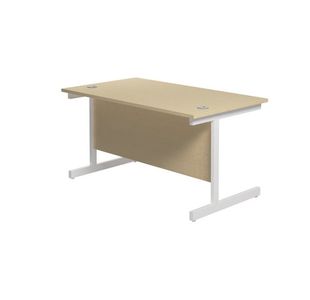 Jemini Rect Desk 1200 Maple/White