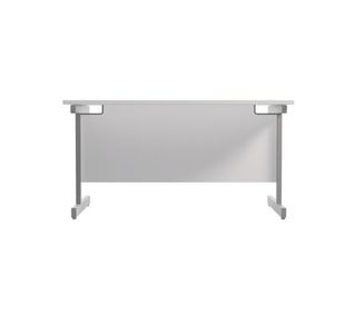 Jemini Single Rect Desk 1400 White